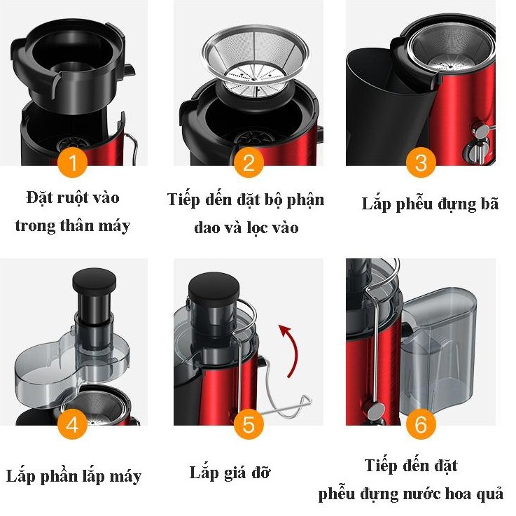 [FREESHIP] Máy ép chậm JUICER - MÁY ép hoa quả, rau củ - MÁY ÉP TRÁI CÂY TỐC ĐỘ CHẬM