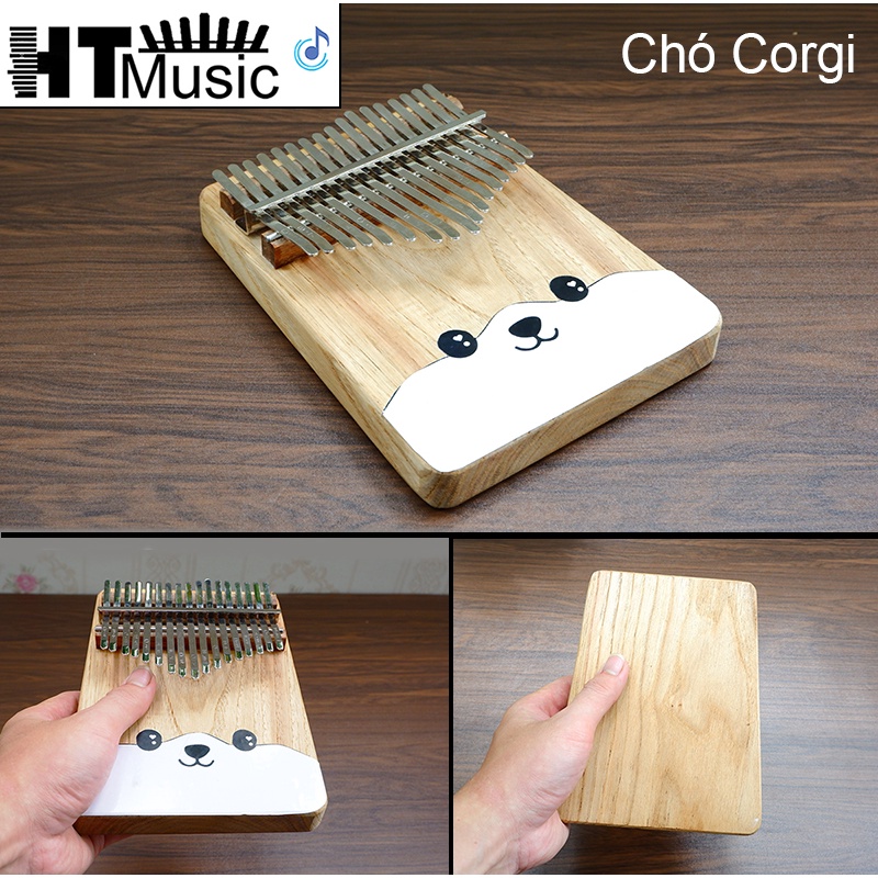Đàn kalimba 17 phím nguyên khối giá rẻ