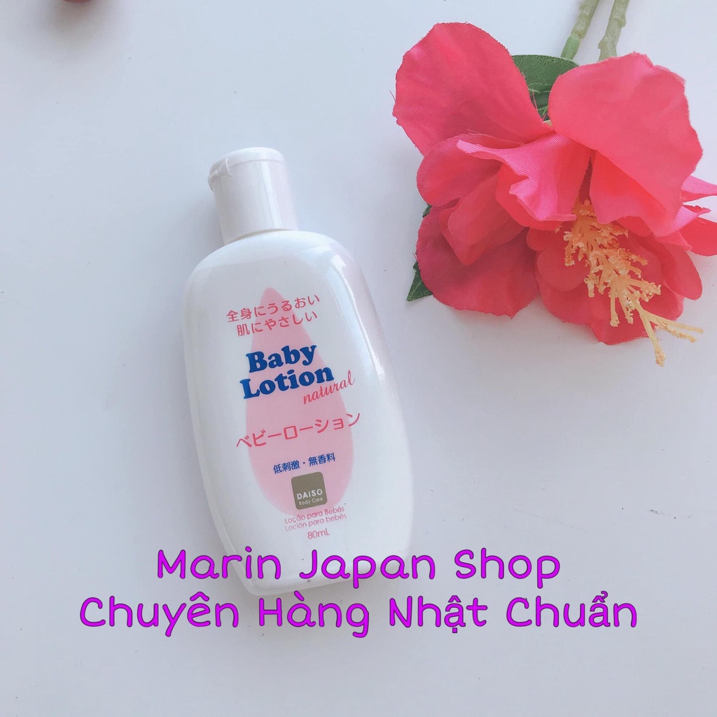 (Sale) Sữa dưỡng thể cho bé Baby Lotion Natural Nội Địa Nhật Bản 80ml