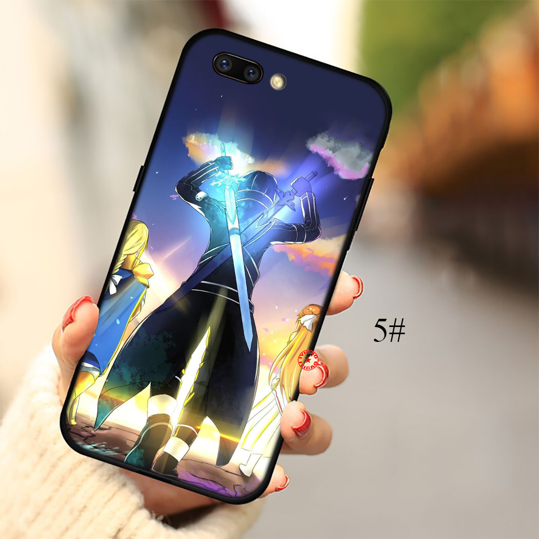 Ốp Điện Thoại Silicon Mềm Hình Sword Art Online 16qz Cho Xiaomi Redmi Note 8 9 Pro Max 8t 9s 9c