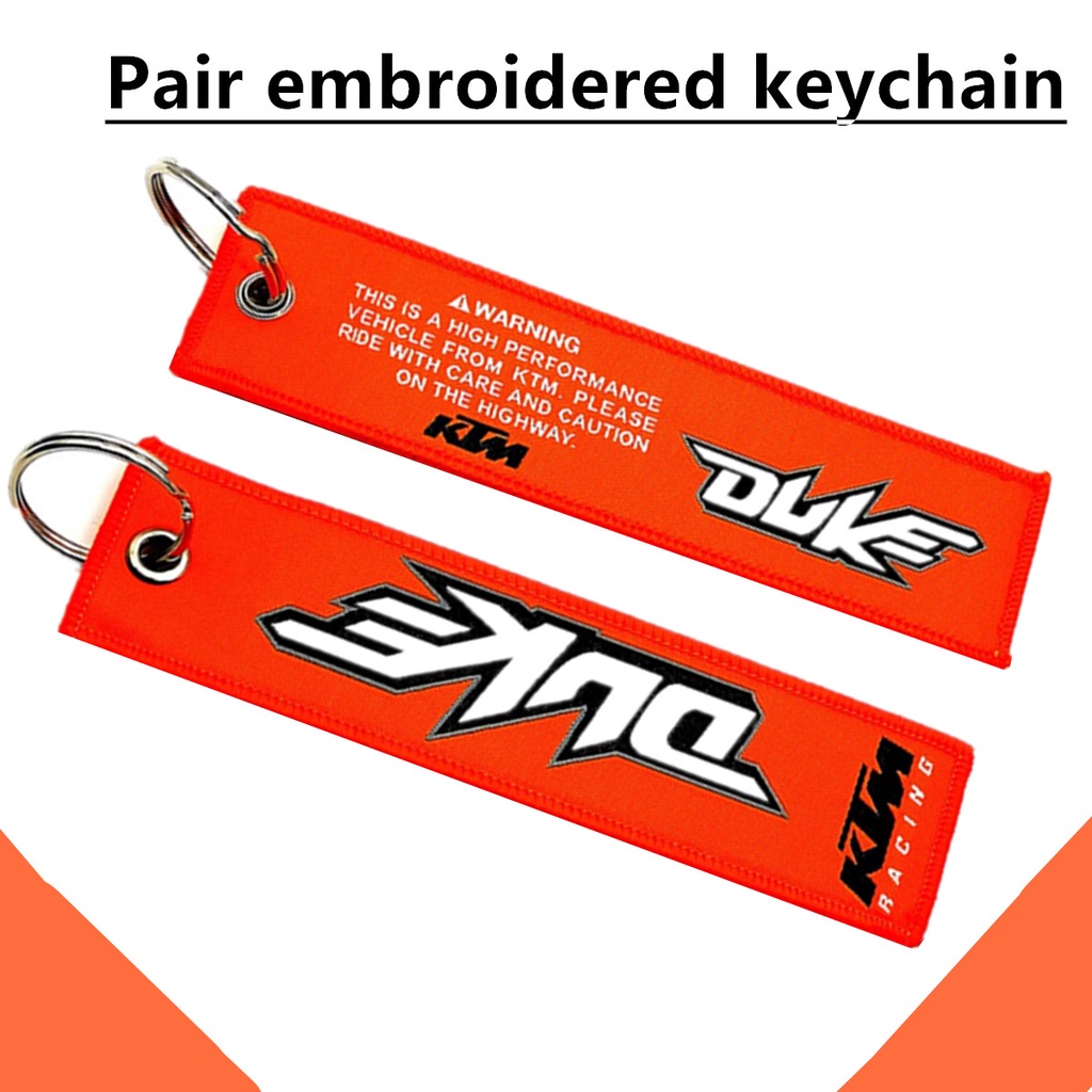 Set 2 Móc Chìa Khóa Cho Xe Mô Tô Ktm 390 690 200 Duke 125 Rc390 Rc200 Rc125