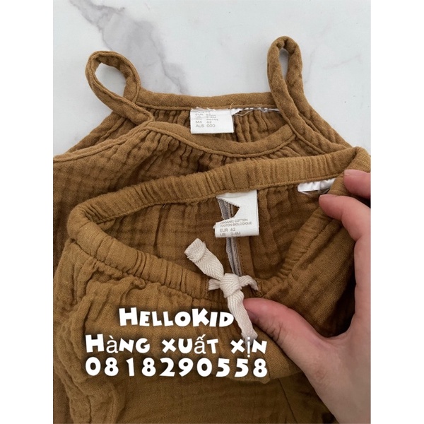 B188 - Bộ HM đũi organic cotton cho bé