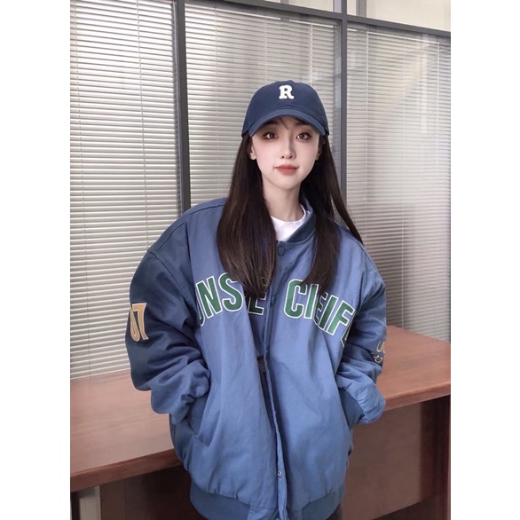 Áo Khoác Bomber Chất Dày Siu Ấm |Kèm ảnh thật 100% từ ảnh số5 k đẹp trả lại nha|