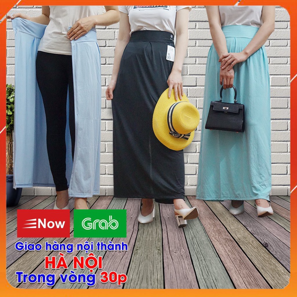 Quây chống nắng nữ vải kim cương thông hơi thoáng mát , chân váy che nắng cùng áo chống nắng tránh tia UV hiệu quả