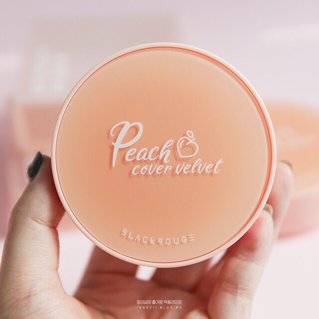 Phấn Nước Black Rouge Peach Cover Velvet Cushion