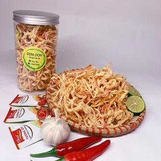 (FREESHIP) MỰC XÉ SỢI HẤP NƯỚC DỪA 200Gram