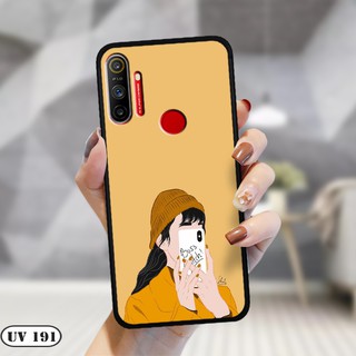 Ốp lưng nhám Realme C3 in hình