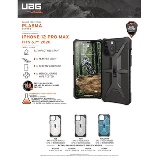 Ốp lưng iPhone 12 Pro Max UAG Plasma Series