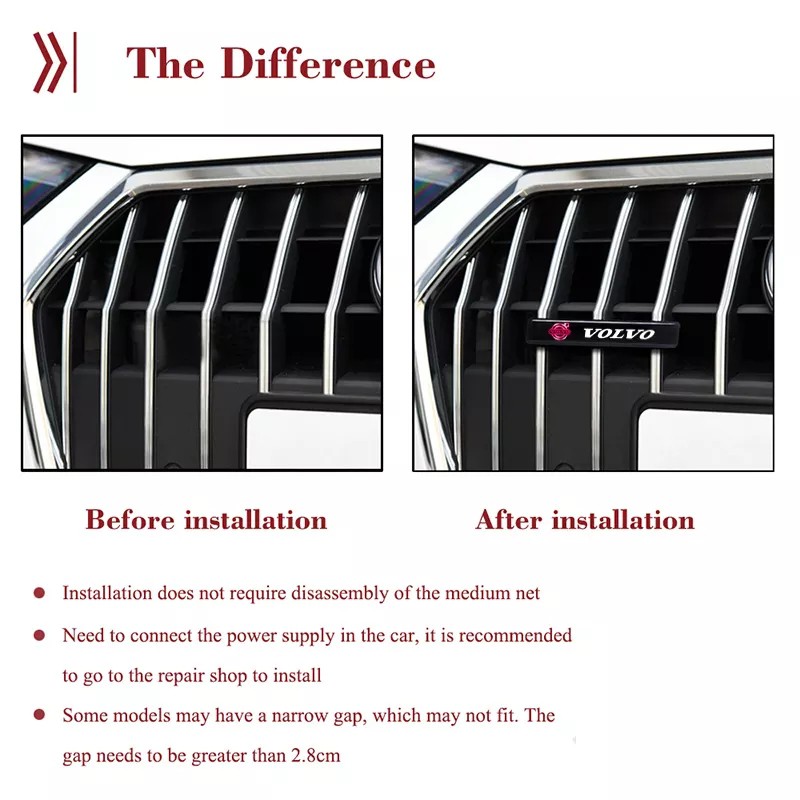 1 Đèn LED Trang Trí Lưới Tản Nhiệt Phía Trước Cho Xe Hơi Kia soluto Bonngo carnival picanto sportage sorento rio soul stinger forte