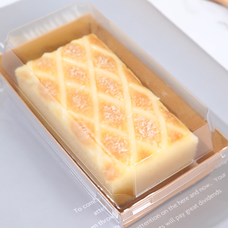 Bán Sỉ! [Bán Sỉ] [Hàng Bán Sỉ] [[Hàng Có Sẵn]Bộ 100 Hộp Giấy Kraft Mini Hình Vuông 4 Inch Đựng Bánh Kẹo Tráng Miệng