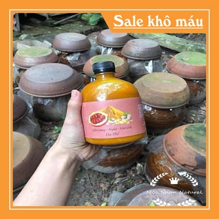 Cốt rượu gừng nghệ hạt gấc hạ thổ mộc nhan natural
