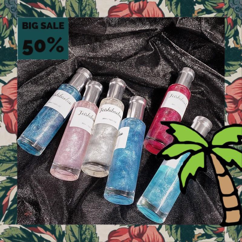 Nước hoa toàn thân lâu phai Nhũ Kim Tuyến Lấp Lánh Feishibaoluo 30ml