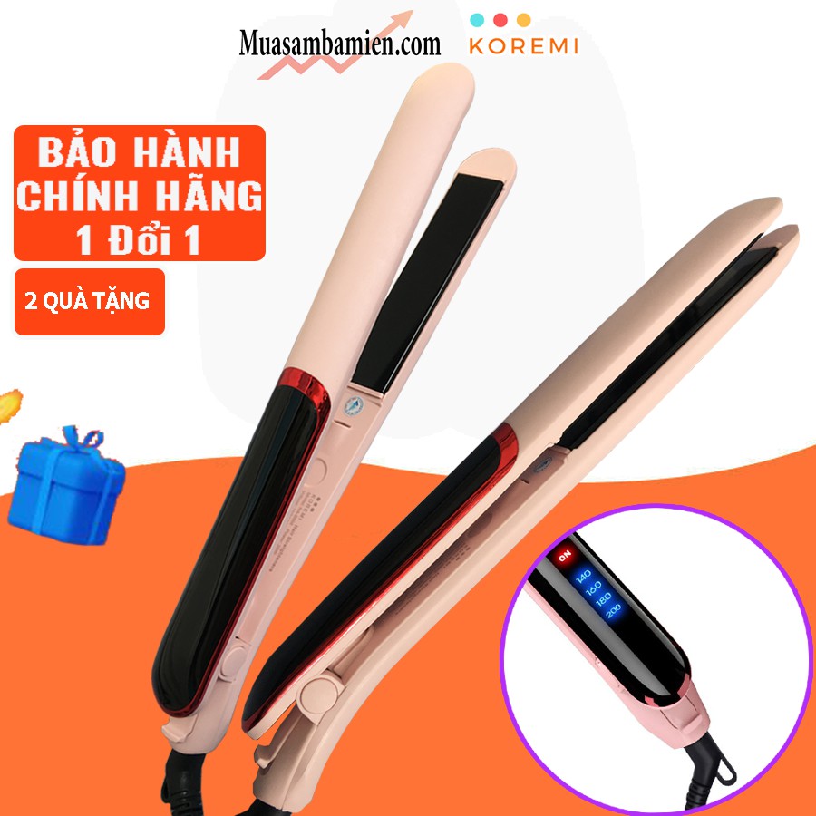 [Mã 44FMCGSALE1 giảm 10% đơn 250K] Máy Duỗi Tóc, Kẹp Tóc, Uốn Cúp Tóc Hàn Quốc Koremi L01 Bán chạy số 1 Hàn Quốc