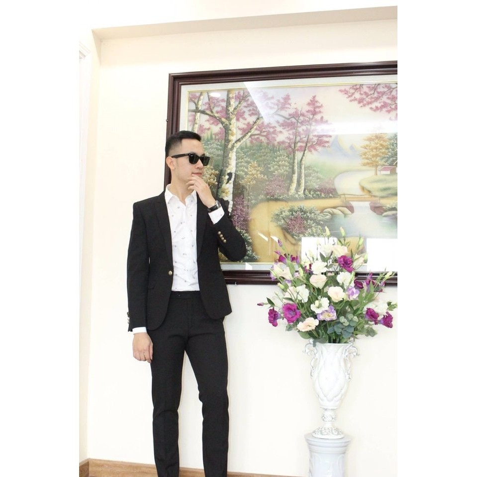 Bộ Vest Đen Nam Lịch Lãm