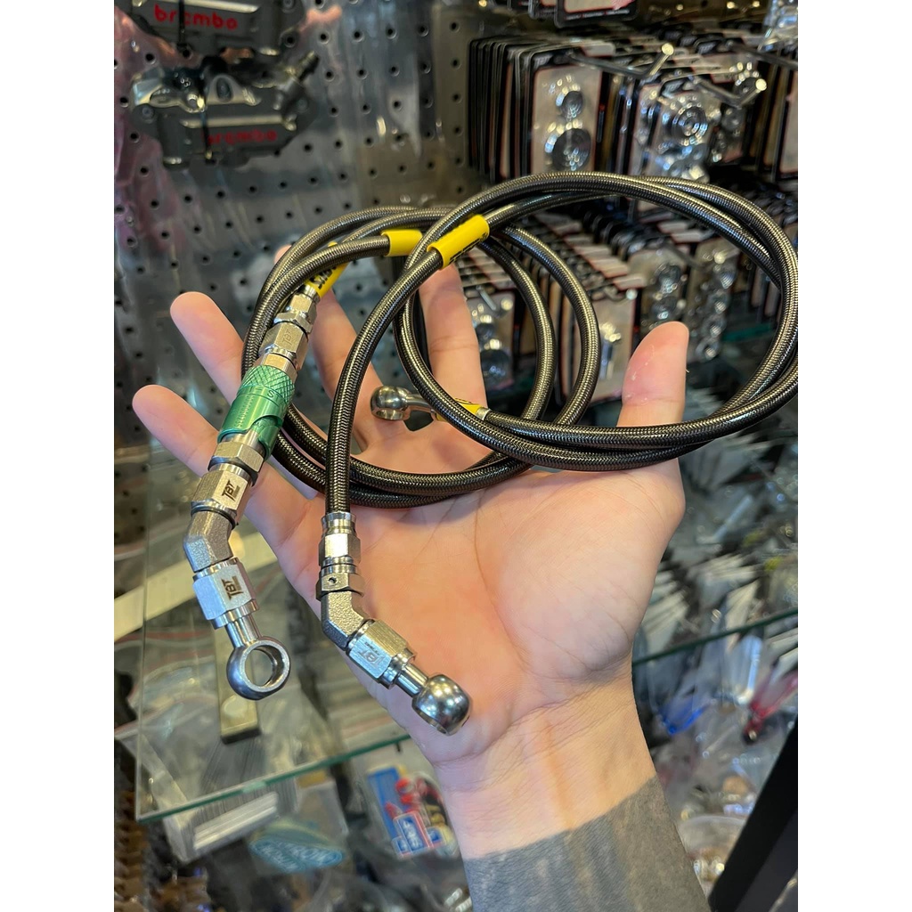 Dây dầu sau bấm đầu TBT inox 304 chuẩn kích thước cho exciter winner satria và các dòng xe