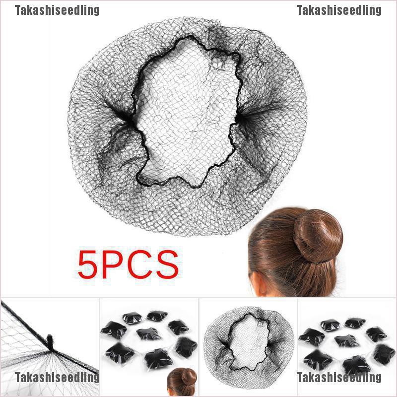 Bộ 5 Lưới Búi Tóc Màu Đen Cho Nữ