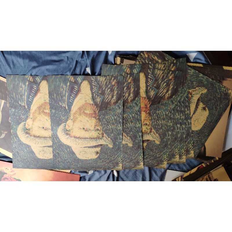 Poster Tranh VAN GOSH treo trường, trang trí, làm quà tặng