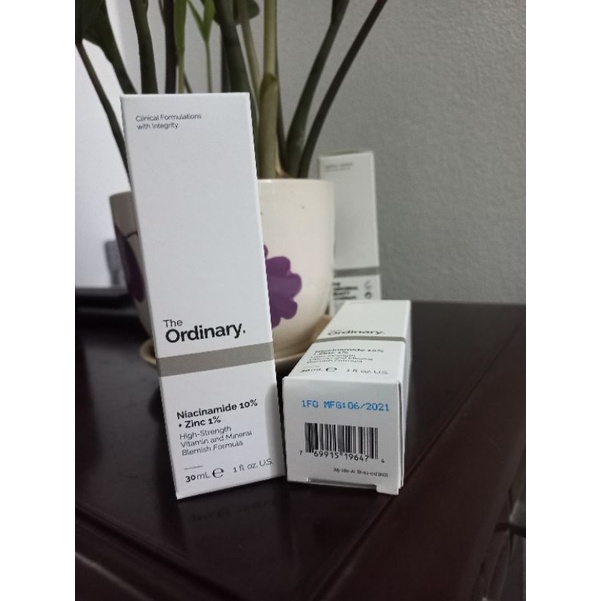 Serum The Ordinary Niacinamide 10% + Zinc 1%