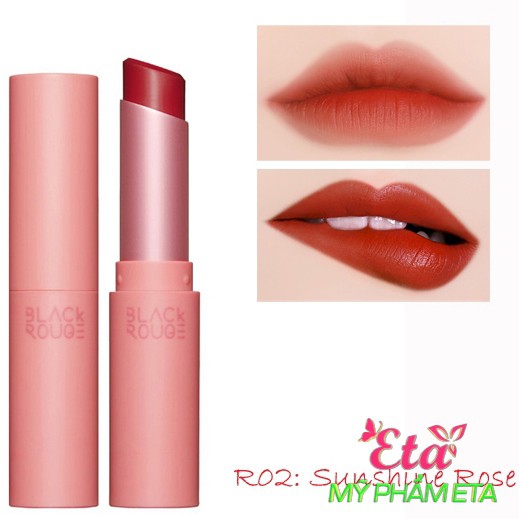 Son thỏi Black ROUGE ROSE Velvet Lipstick siêu lì mịn môi màu thời thượng | BigBuy360 - bigbuy360.vn