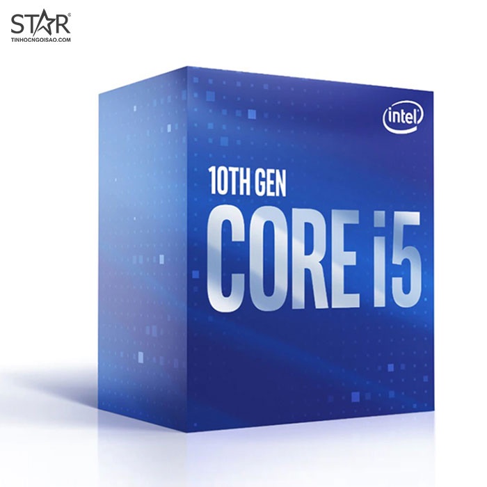 CPU Intel Core i5 10400F (2.90 Up to 4.30GHz, 12M, 6 Cores 12 Threads) Box Chính Hãng (Không GPU)