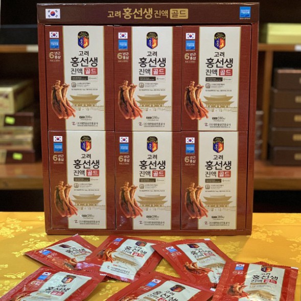 Nước Hồng Sâm Daehan Hàn Quốc Hộp 24 Gói X 70ml Giúp Bồi Bổ Sức Khỏe Toàn Diện