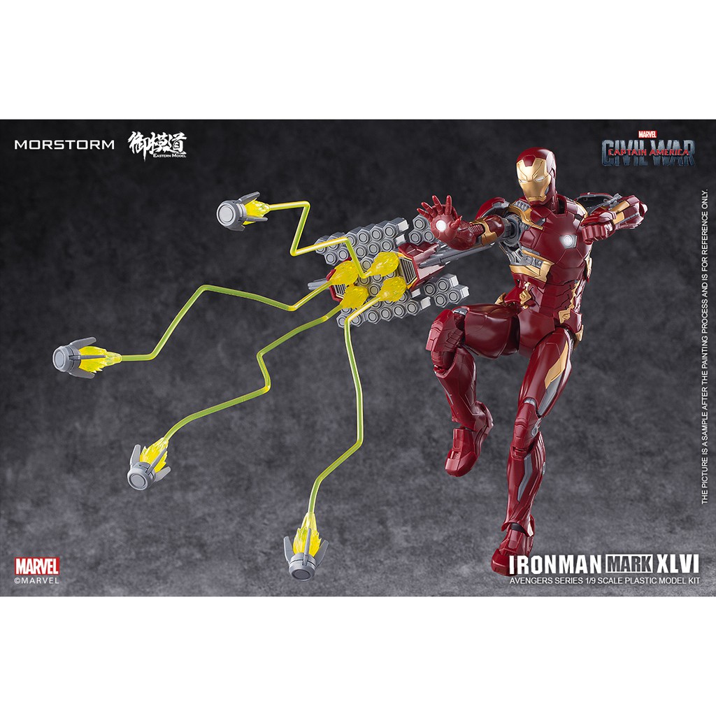Mô Hình Lắp Ráp 1/9 Iron Man Ironman Mark 46 MK46 (E-Model)