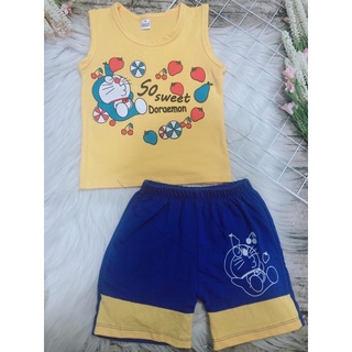 Combo Bộ Sát nách cho bé trai chất thun cotton co giãn 4 chiều thoải mái