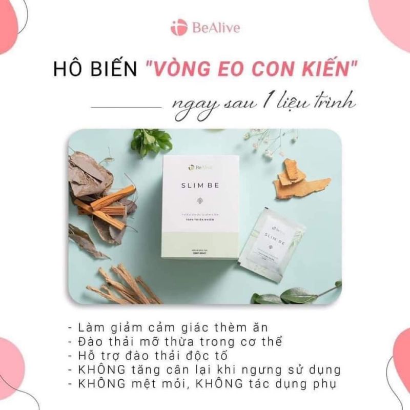 Trà giảm cân SLIM BE của BEALIVE
