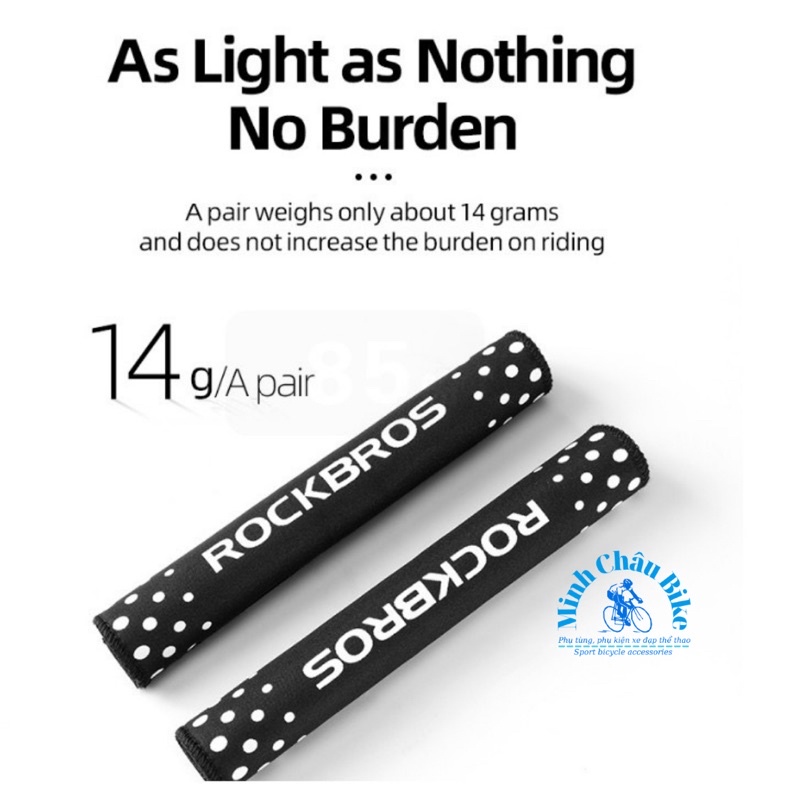 Cặp phụ kiện bảo vệ khung xích ROCKBROS bằng Neoprene chuyên dụng