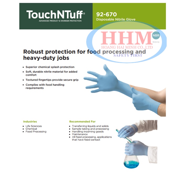 Găng tay y tế cao cấp Ansell 92-670