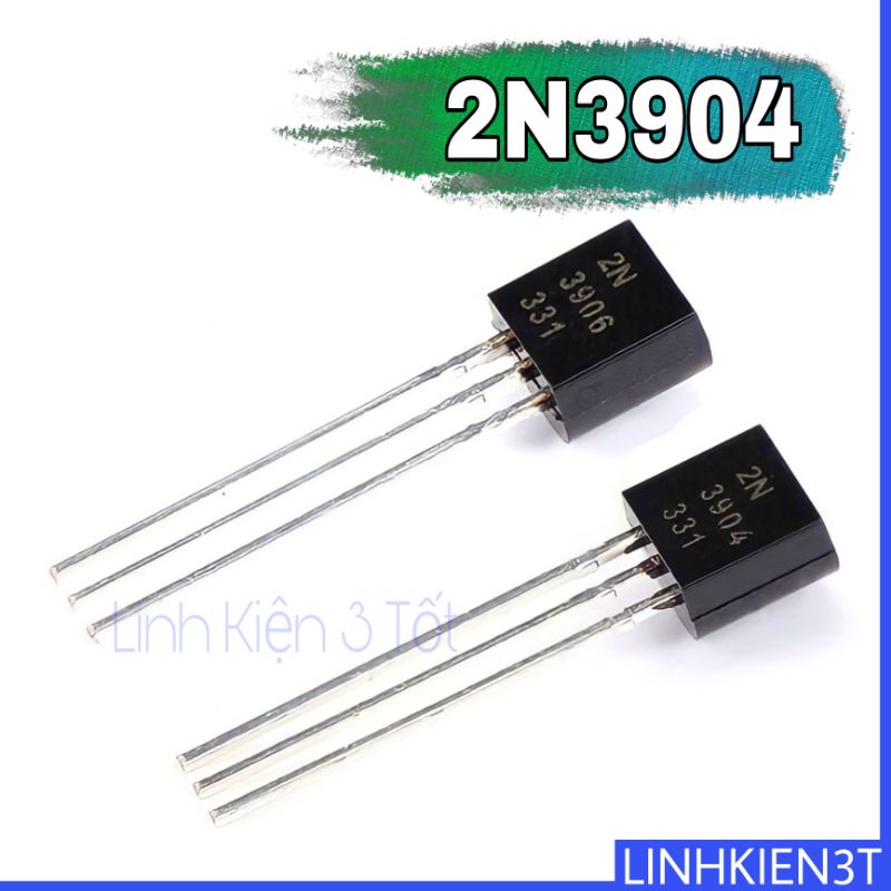 ( Túi 10 con ) Transistor 2N3904 TO-92 NPN 0.2A 40V chính hãng