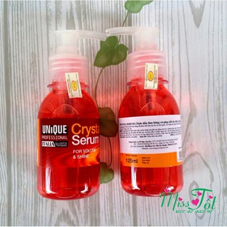 Serum Unique Crystal 125ml. Tinh Dầu Làm Bóng Và Chữa Trị Tóc Khô Chẻ Ngọn