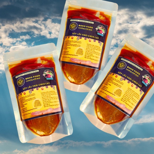 Cốt lẩu, gói lẩu thái, chua, cay, BOHO Food, lẩu ăn liền, gia vị, tiện dụng, gói 280g cho 1.5 lít nước | BigBuy360 - bigbuy360.vn