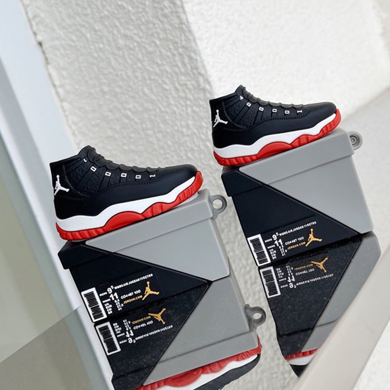 Nk Vỏ Bảo Vệ Hộp Sạc Tai Nghe AirPods3 Gen AirPods3 2021 Bằng Silicon Hình Hộp Giày Phong Cách Mới