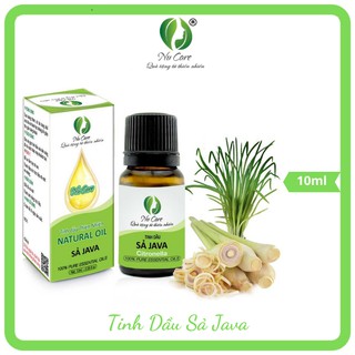Tinh dầu Sả Java nguyên chất 10ml Nu Care giúp đuổi muỗi hiệu quả, xông phòng, khử mùi