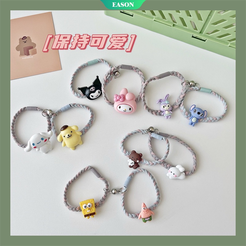 Đồ Chơi Vòng Tay Dây Đeo Gắn Búp Bê Hoạt Hình Spongebob Patrick Dễ Thương Cho Bé Gái