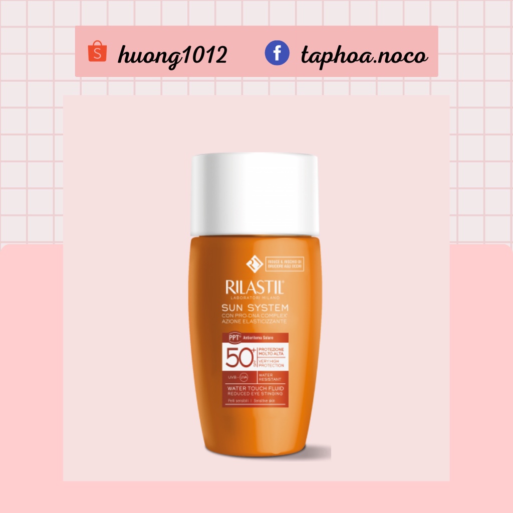Kem chống nắng Rilastil water touch fluid spf50+  date 1/24