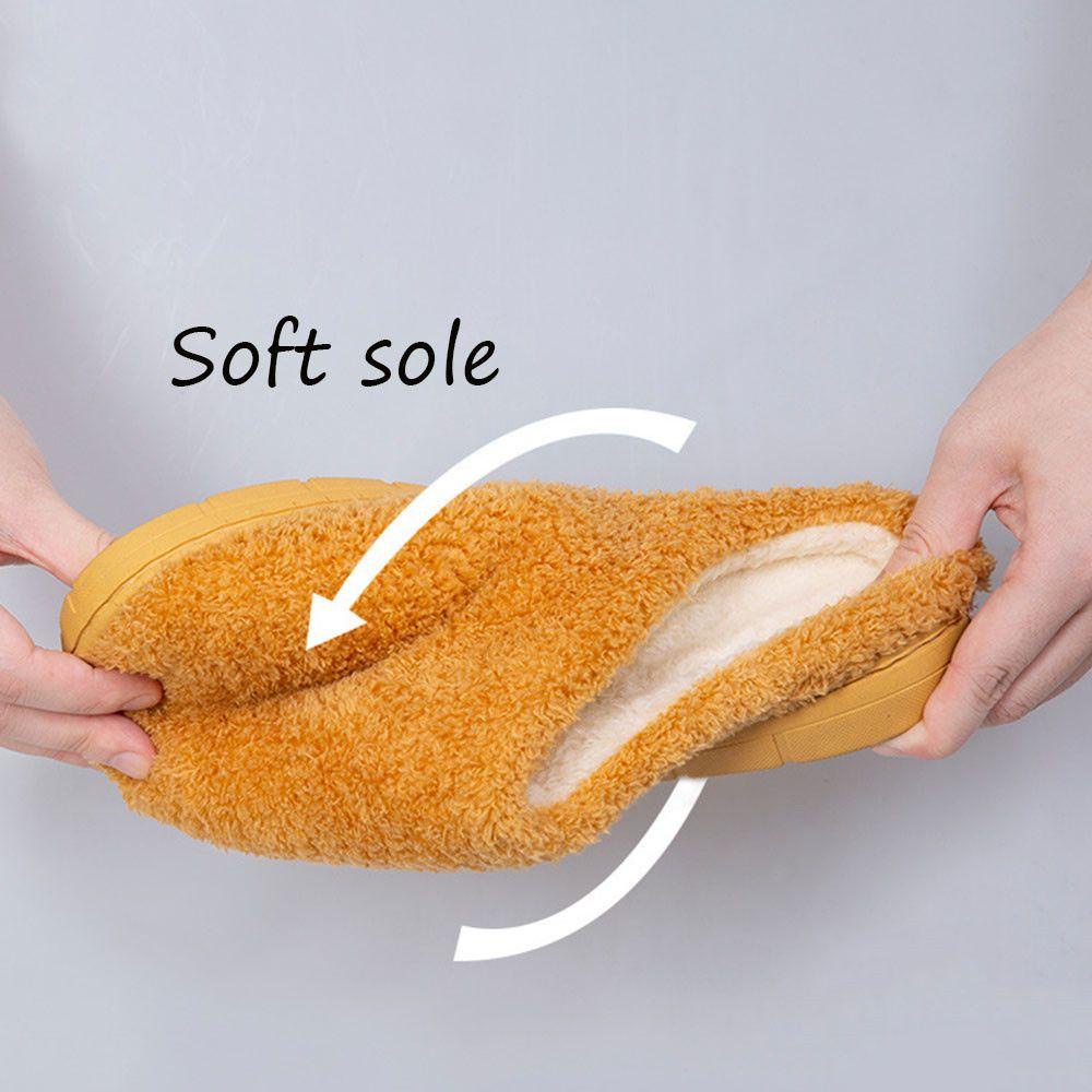 Dép Bông Đi Trong Nhà Đế Dày Chống Trượt