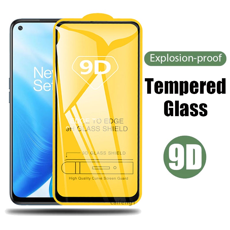 Kính cường lực 9D full màn cho OnePlus 9 7 7T 6 6T 8T Nord N10 N100 N200 5G 4G 2021