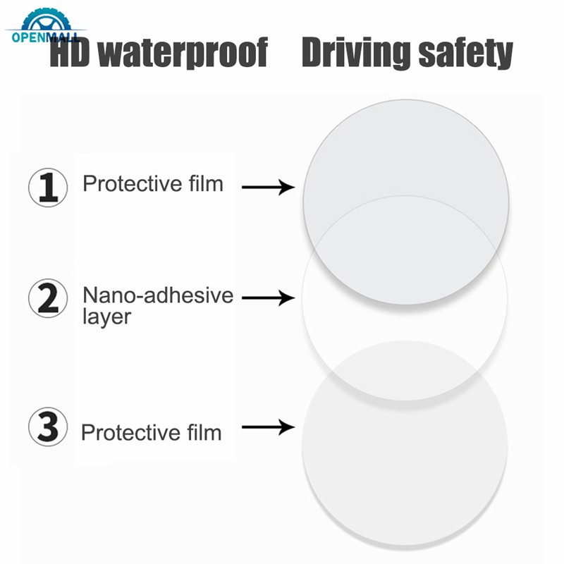 Set 2 Miếng Dán Kính Chiếu Hậu Cho Xe Ô Tô