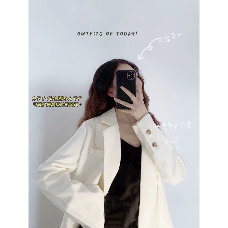 Áo Vest/Blazer dáng dài kèm đai buộc eo siêu sang Ulzzang (Ảnh thật cuối+ video) | BigBuy360 - bigbuy360.vn
