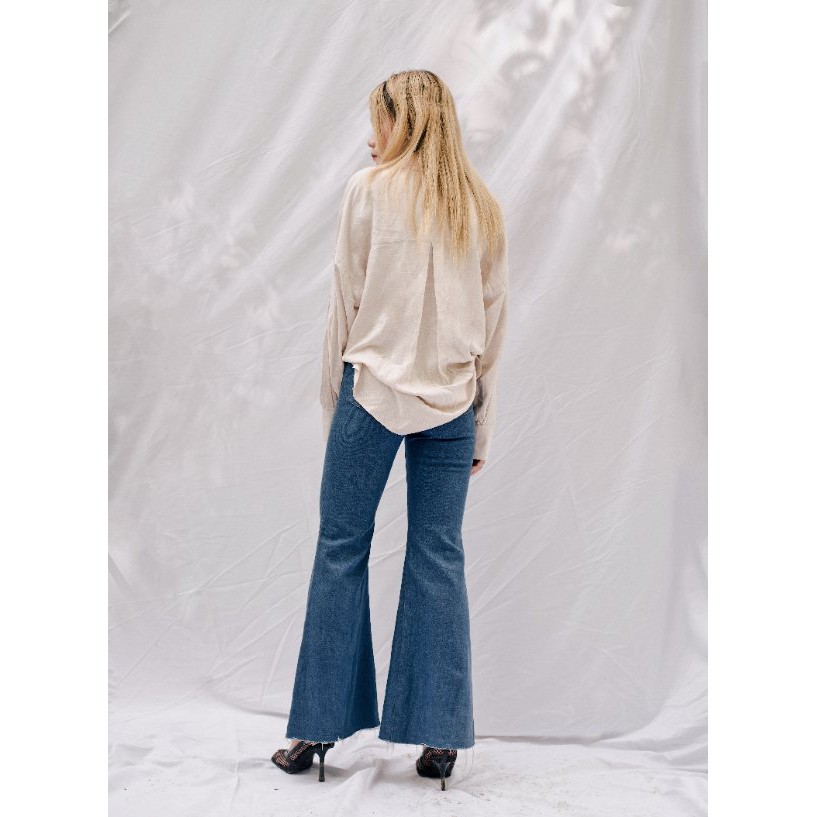 Là min - Quần Jeans &quot;Hà Lưu&quot; Flared