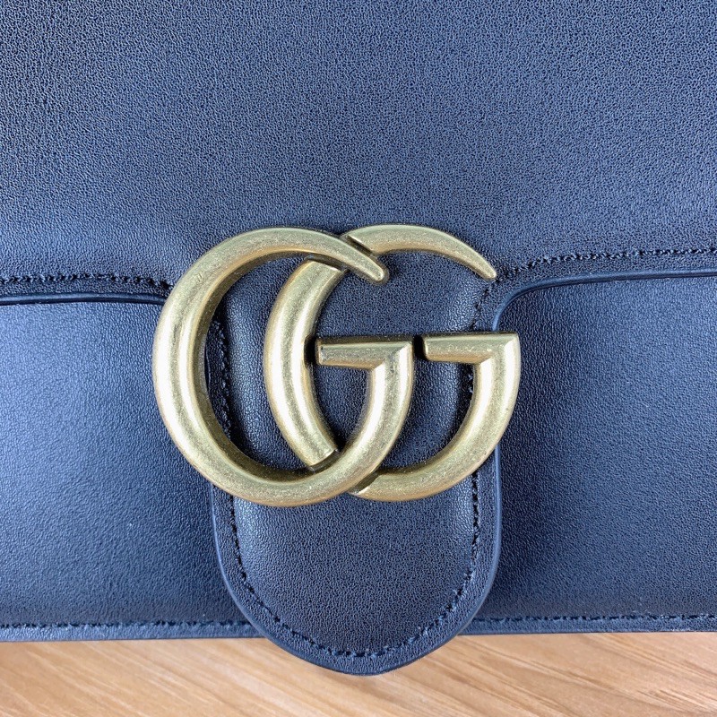 Túi xách Gucci màu đen size 19cm (có sẵn)