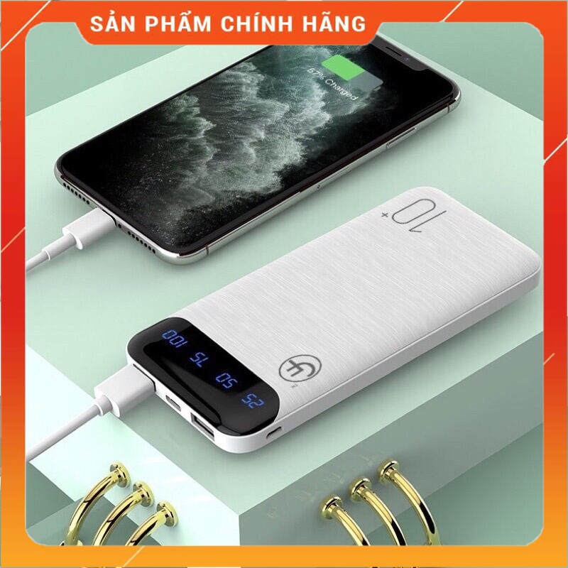 Sạc dự phòng tích hợp màn hình Led hỗ trợ sạc nhanh dung lượng 10000mAh WK/WP 161 - phukientrungbinh