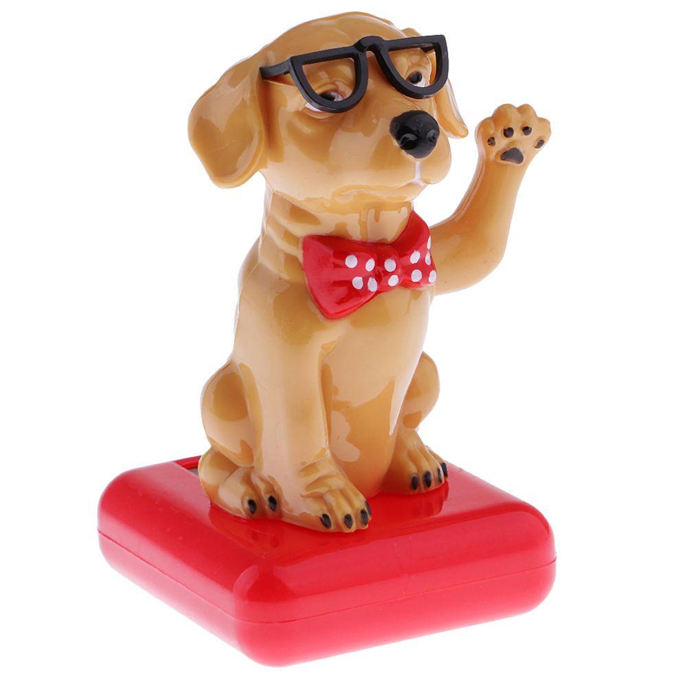 Chú Chó Nhảy Múa Sử Dụng Năng Lượng Mặt Trời Trang Trí Xe Hơi