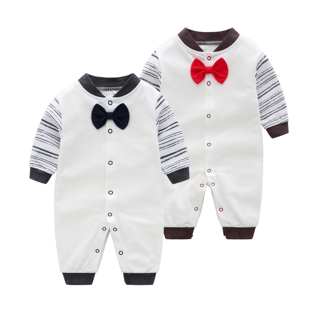 Body liền thân trần bông, bodysuit dài tay cotton cho bé trai và bé gái sơ sinh từ 3-11kg