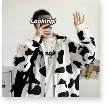 ÁO KHOÁC NỮ , ÁO KHOÁC FORM RỘNG 3D CON BÒ SỮA , MẪU HOT NHẤT HIỆN NAY DÀNH CHO CÁC BẠN TRẺ KME FASHION