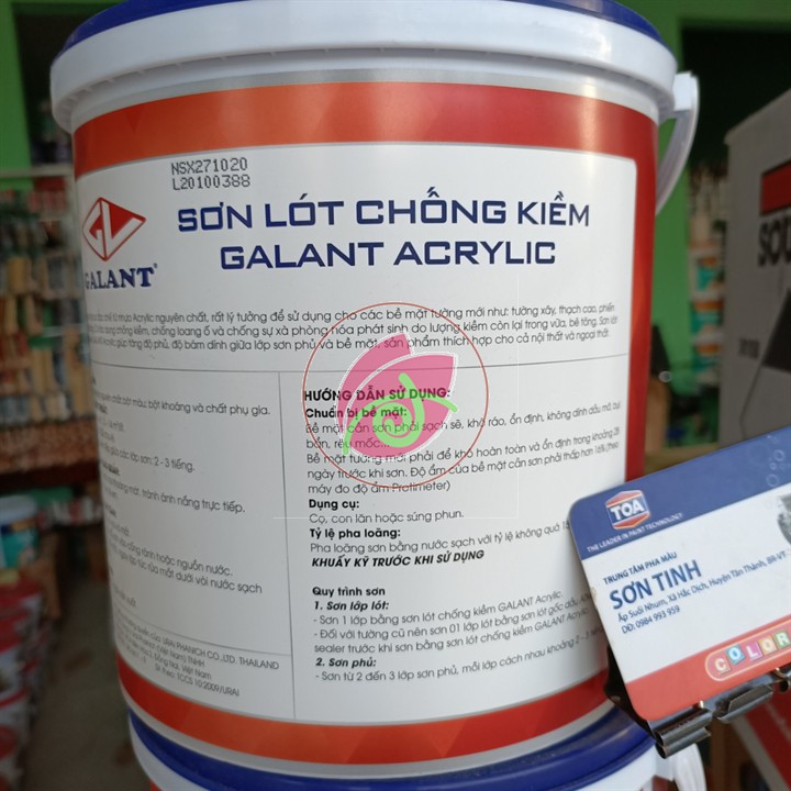 Sơn Lót Chống kiềm Galant 5kg - 3L35