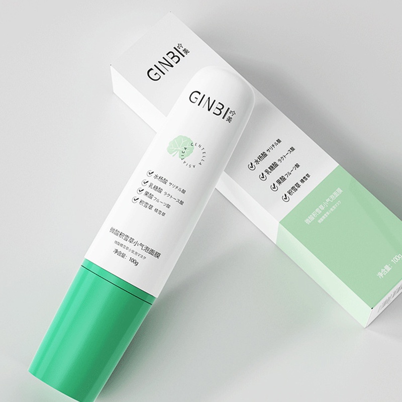 Yinmei Mặt Nạ Bong Bóng Axit centella Châu Á Loại Bỏ Mụn Đầu Đen Kiềm Dầu Làm Mềm Da jp5