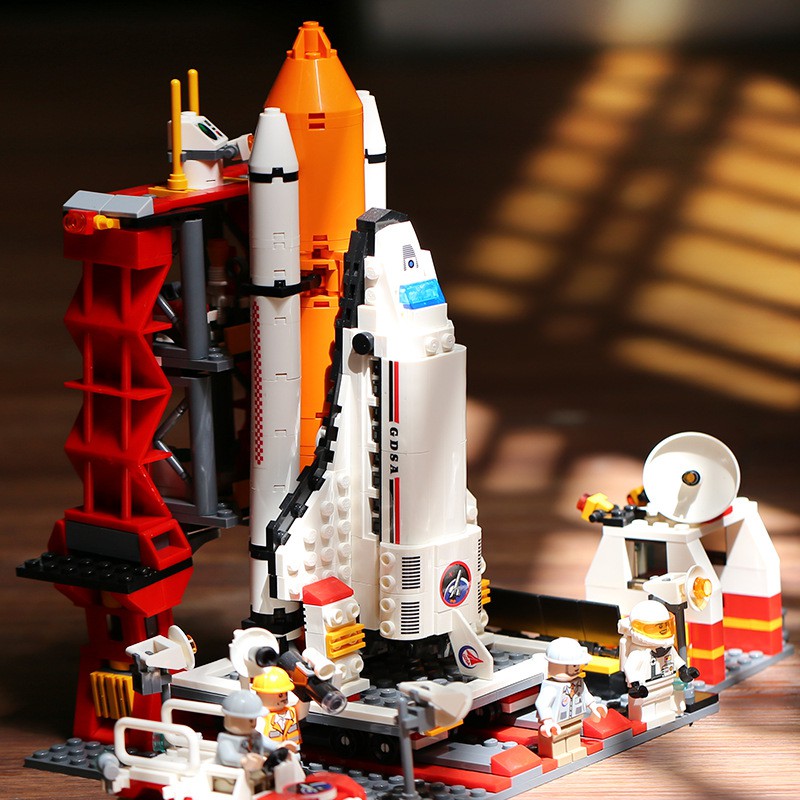 Đồ chơi Lắp ráp bộ Trung Tâm điều khiển Tàu Vũ Trụ, Gudi 8815 Xếp hình thông minh, Mô hình trí tuệ